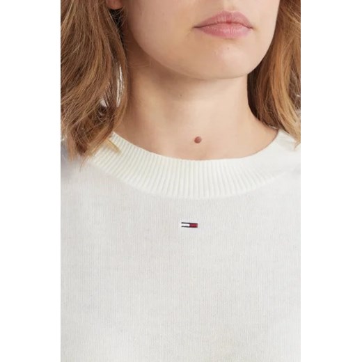 Sweter damski Tommy Jeans z okrągłym dekoltem