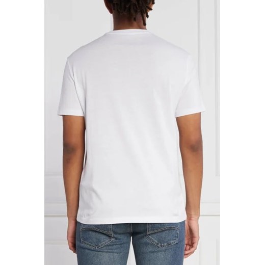 T-shirt męski Armani Exchange biały w nadruki