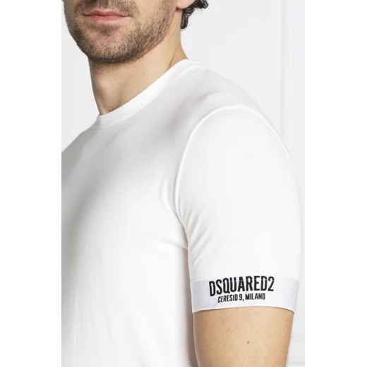 T-shirt męski biały Dsquared2 