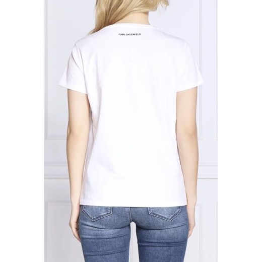 Karl Lagerfeld T-shirt ikonik 2.0 | Regular Fit Karl Lagerfeld XS okazja Gomez Fashion Store