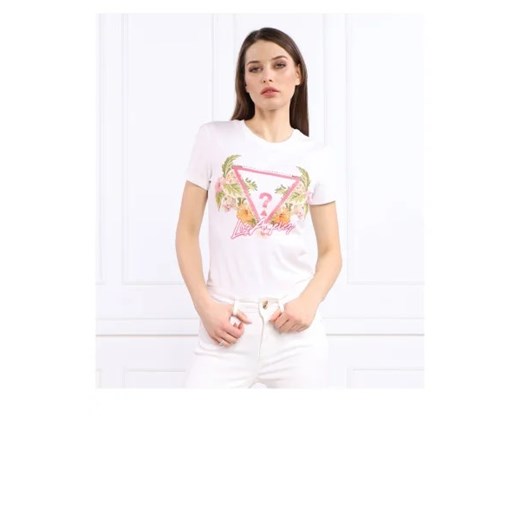 GUESS JEANS T-shirt TRIANGLE FLOWERS | Regular Fit S Gomez Fashion Store