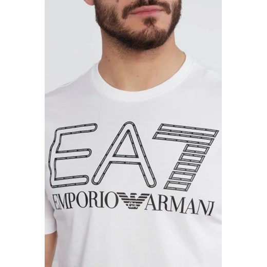 EA7 T-shirt | Regular Fit XXL Gomez Fashion Store wyprzedaż