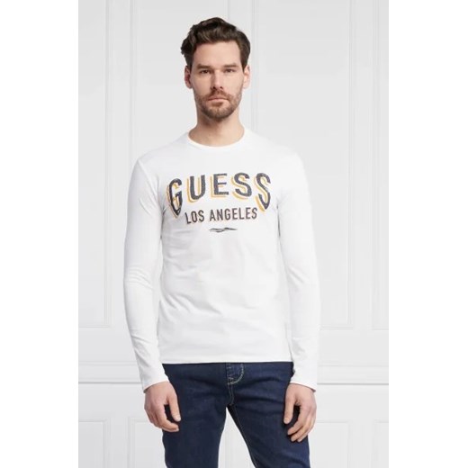 T-shirt męski Guess z długim rękawem