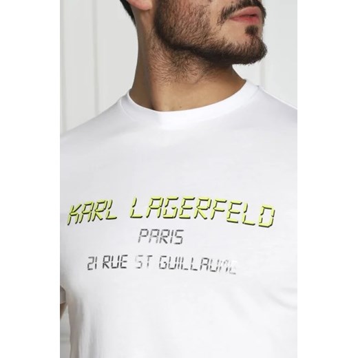 T-shirt męski biały Karl Lagerfeld 