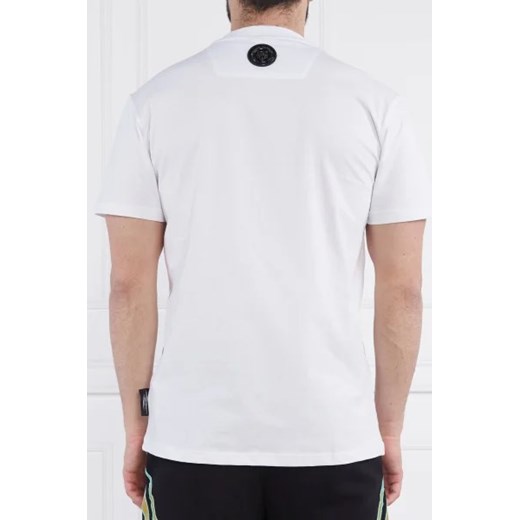 T-shirt męski Plein Sport z bawełny z krótkim rękawem