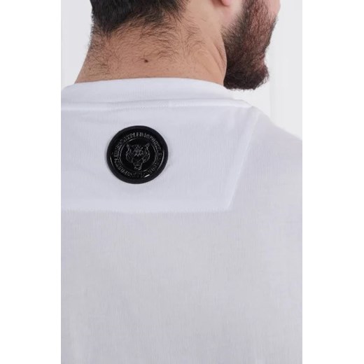 T-shirt męski Plein Sport z bawełny z krótkim rękawem