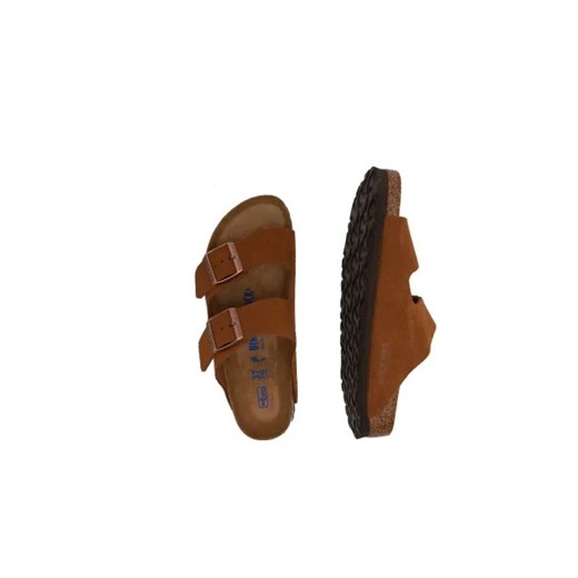 Birkenstock Skórzane klapki Arizona SFB VL Mink 36 Gomez Fashion Store