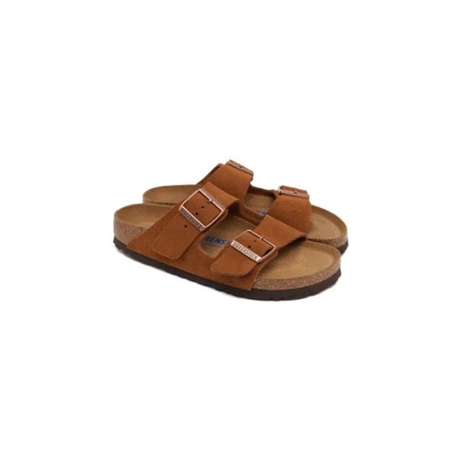 Birkenstock Skórzane klapki Arizona SFB VL Mink 36 Gomez Fashion Store