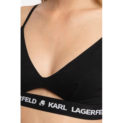 Karl Lagerfeld Biustonosz Peephole Logo Karl Lagerfeld XS wyprzedaż Gomez Fashion Store