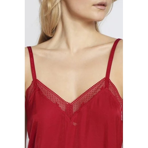 Koszula nocna czerwona Tommy Hilfiger elegancka