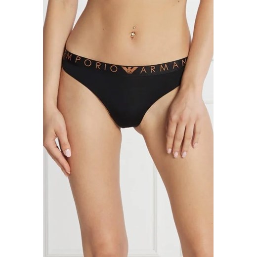 Majtki damskie Emporio Armani z poliamidu 