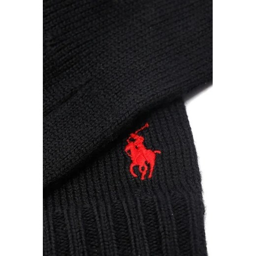 POLO RALPH LAUREN Wełniane rękawiczki Polo Ralph Lauren OS promocja Gomez Fashion Store