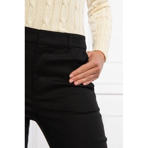 Czarne spodnie damskie Ralph Lauren 