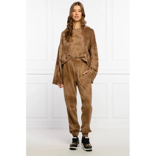 Spodnie damskie Pinko brązowe casual