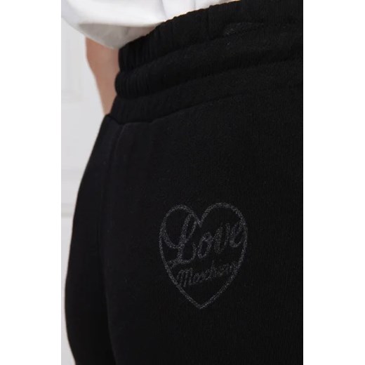 Love Moschino Spodnie dresowe | Straight fit | high rise Love Moschino 38 promocja Gomez Fashion Store