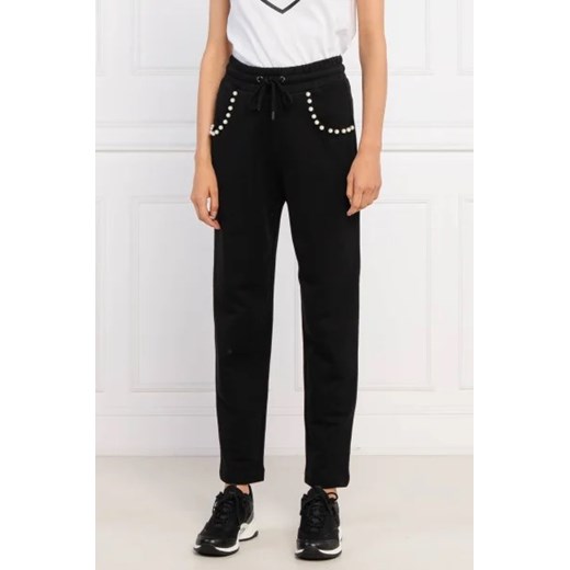 Love Moschino Spodnie dresowe | Straight fit | high rise Love Moschino 34 Gomez Fashion Store okazja