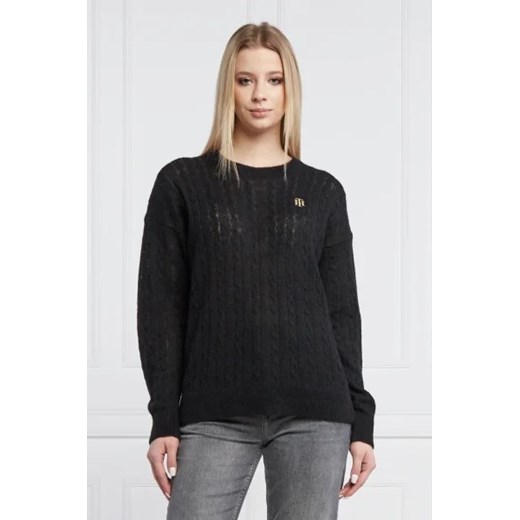 Tommy Hilfiger Wełniany sweter | Relaxed fit Tommy Hilfiger L okazja Gomez Fashion Store