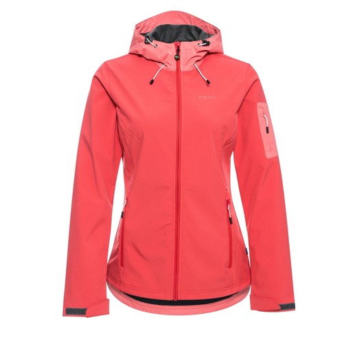 Meru GÄRLE Kurtka Softshell red/light red zalando rozowy długie