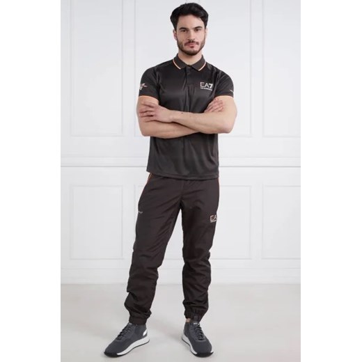 T-shirt męski Emporio Armani czarny z krótkimi rękawami