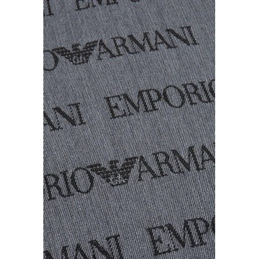 Emporio Armani Dwustronny szal 43X185 W | z dodatkiem wełny Emporio Armani OS wyprzedaż Gomez Fashion Store