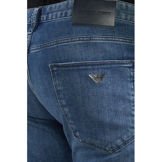 Jeansy męskie Emporio Armani z bawełny 