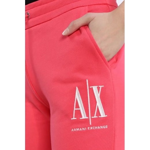 Spodnie damskie różowe Armani Exchange