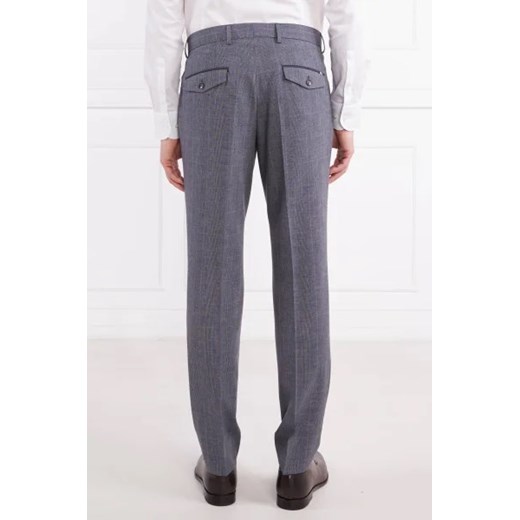 BOSS Spodnie H-Genius-Pleat-232 | Slim Fit | z dodatkiem wełny 54 wyprzedaż Gomez Fashion Store
