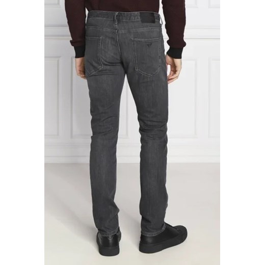 Jeansy męskie Emporio Armani z elastanu
