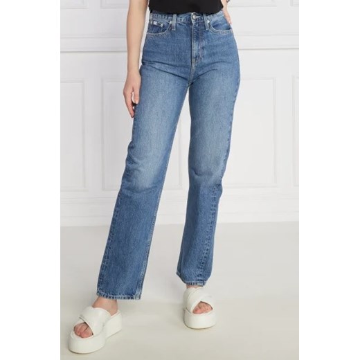 CALVIN KLEIN JEANS Jeansy HIGH RISE STRAIGHT | Straight fit 29/30 Gomez Fashion Store
