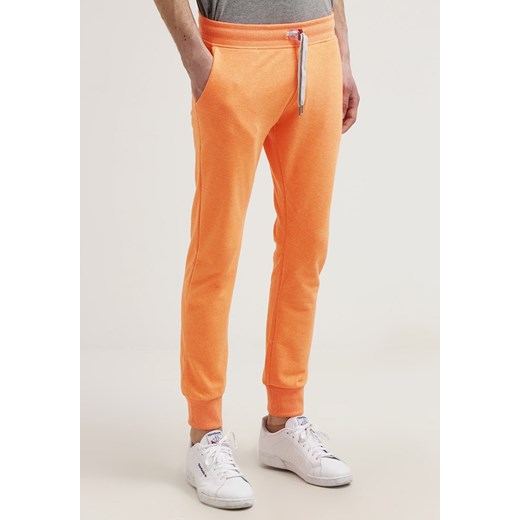 Sweet Pants TERRY Spodnie treningowe neon orange zalando pomaranczowy bez wzorów/nadruków