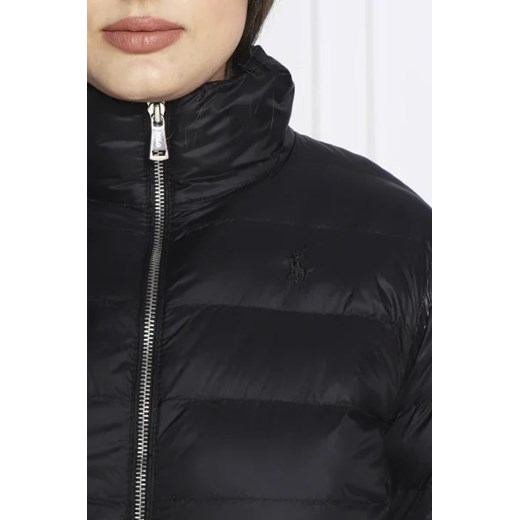 Polo Ralph Lauren kurtka damska długa czarna z kapturem 