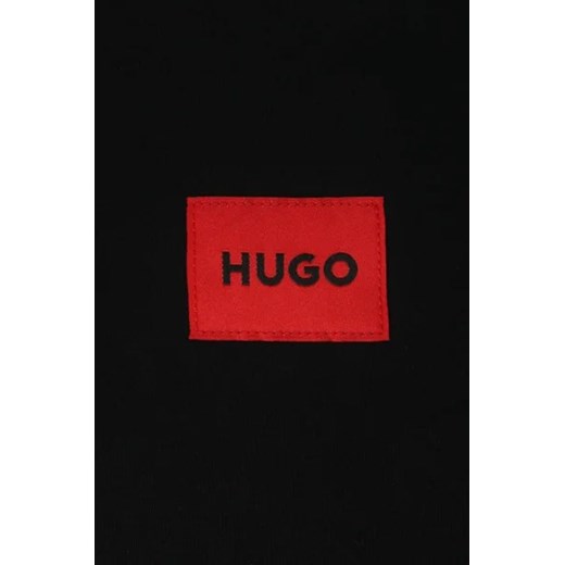 Bluza chłopięca Hugo Kids czarna bawełniana