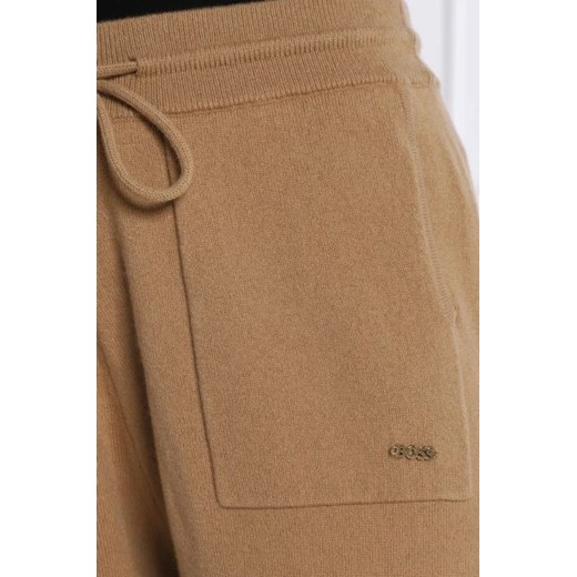 BOSS Wełniane spodnie dresowe Fasolda | Regular Fit | z dodatkiem kaszmiru L okazja Gomez Fashion Store