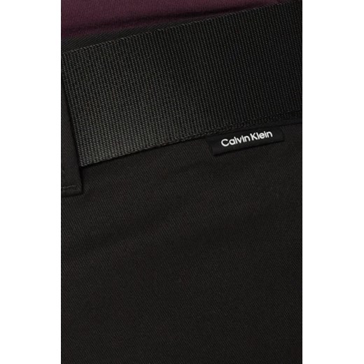Calvin Klein Spodnie chino + pasek MODERN TWILL | Slim Fit Calvin Klein 33/32 Gomez Fashion Store