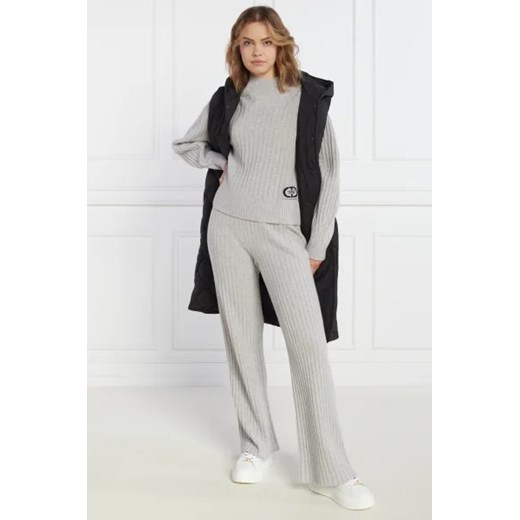 TWINSET Wełniane spodnie dzianinowe | Regular Fit | z dodatkiem kaszmiru Twinset XS promocyjna cena Gomez Fashion Store