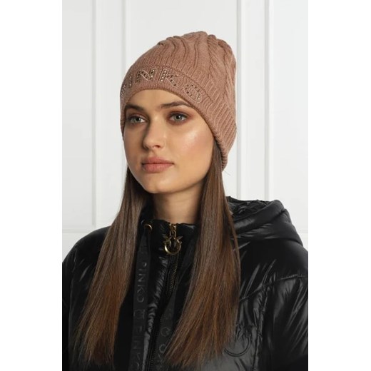 Pinko Czapka BAMBOO CAPPELLO VISCOSA CABLES Pinko Uniwersalny okazja Gomez Fashion Store