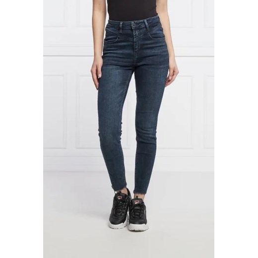 GUESS JEANS Jeansy SUPER HIGH YOKE | Skinny fit 25/29 Gomez Fashion Store okazyjna cena