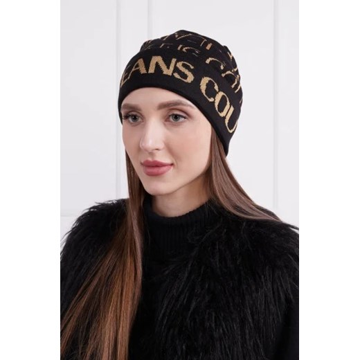 Versace Jeans Couture Czapka | z dodatkiem wełny Uniwersalny okazja Gomez Fashion Store