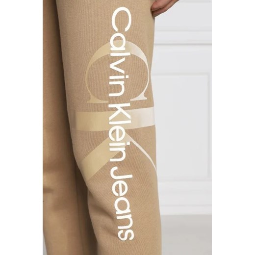 Spodnie damskie Calvin Klein bawełniane