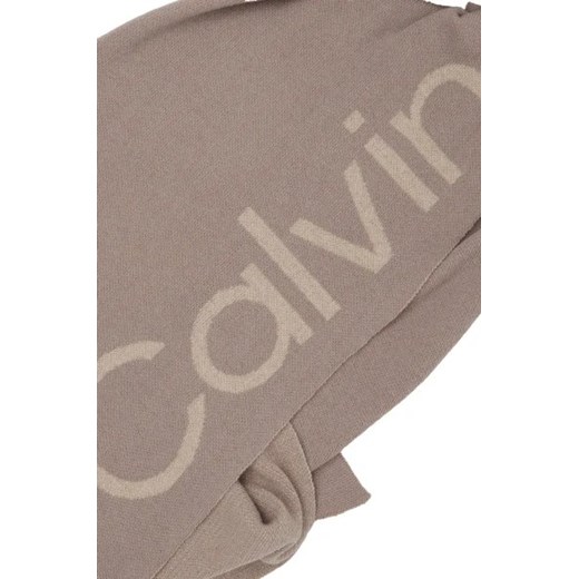 Calvin Klein Dwustronny szal | z dodatkiem wełny i kaszmiru Calvin Klein Uniwersalny Gomez Fashion Store