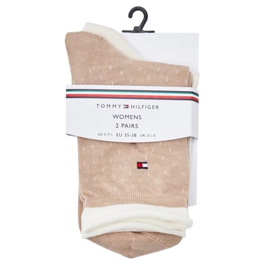 Tommy Hilfiger Skarpety 2-pack SHORT DROPPED ROLL TOP Tommy Hilfiger 39-42 okazyjna cena Gomez Fashion Store