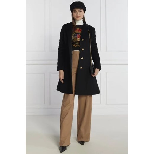 LAUREN RALPH LAUREN Wełniany płaszcz | z dodatkiem kaszmiru XL Gomez Fashion Store