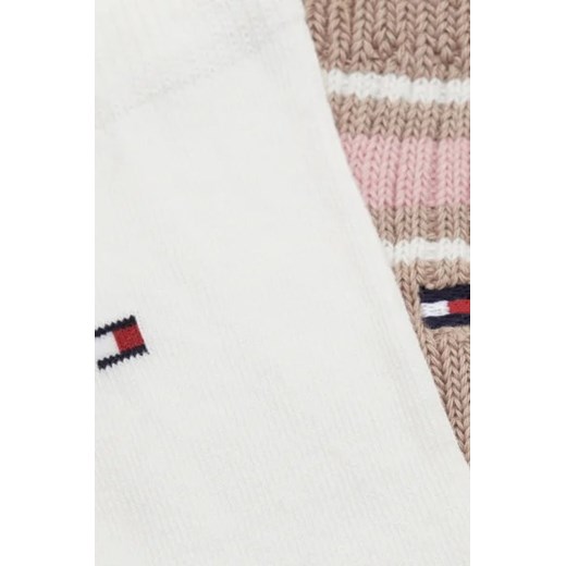 Skarpetki damskie beżowe Tommy Hilfiger bez wzorów
