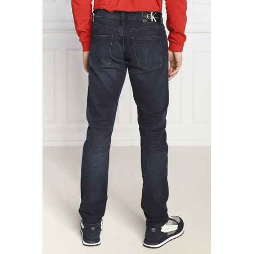 Granatowe jeansy męskie Calvin Klein 