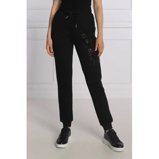 Spodnie damskie Armani Exchange bawełniane