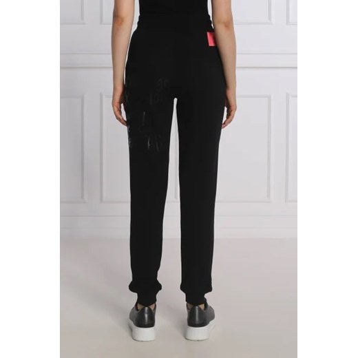 Spodnie damskie Armani Exchange bawełniane