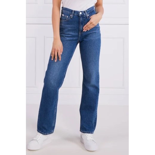 CALVIN KLEIN JEANS Jeansy HIGH RISE STRAIGHT | Straight fit 30/30 Gomez Fashion Store