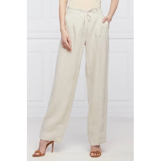 RIANI Lniane spodnie | Casual fit | high waist Riani 36 Gomez Fashion Store wyprzedaż