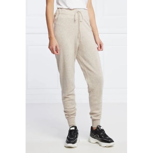 DKNY Wełniane spodnie jogger | Slim Fit | z dodatkiem kaszmiru S promocyjna cena Gomez Fashion Store