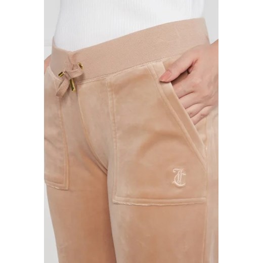Juicy Couture Spodnie dresowe Del Ray Classic Velour Pant Pocket Design GOLD HW Juicy Couture XS Gomez Fashion Store